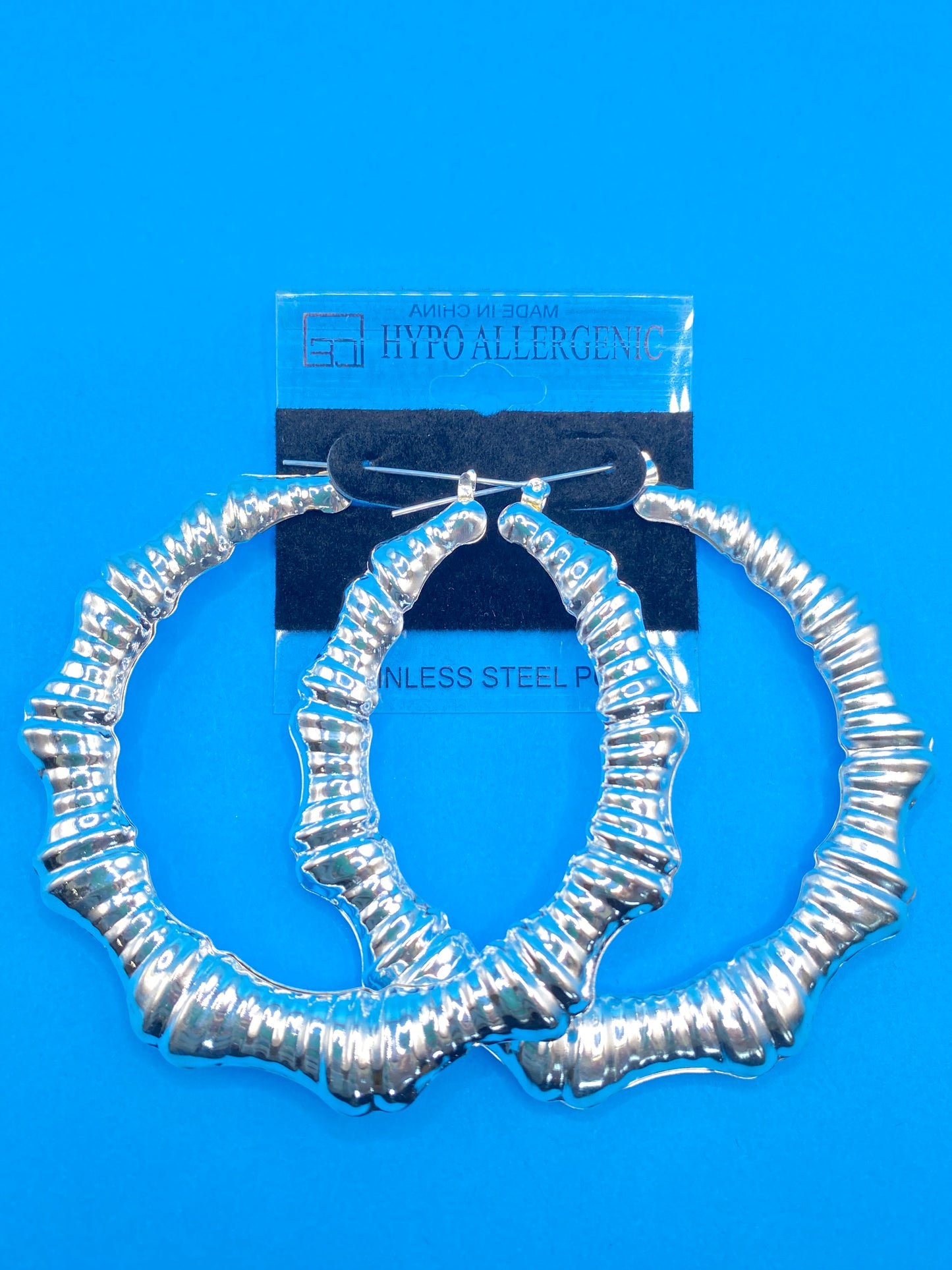 Large Stainless-Steel Earrings Hoop