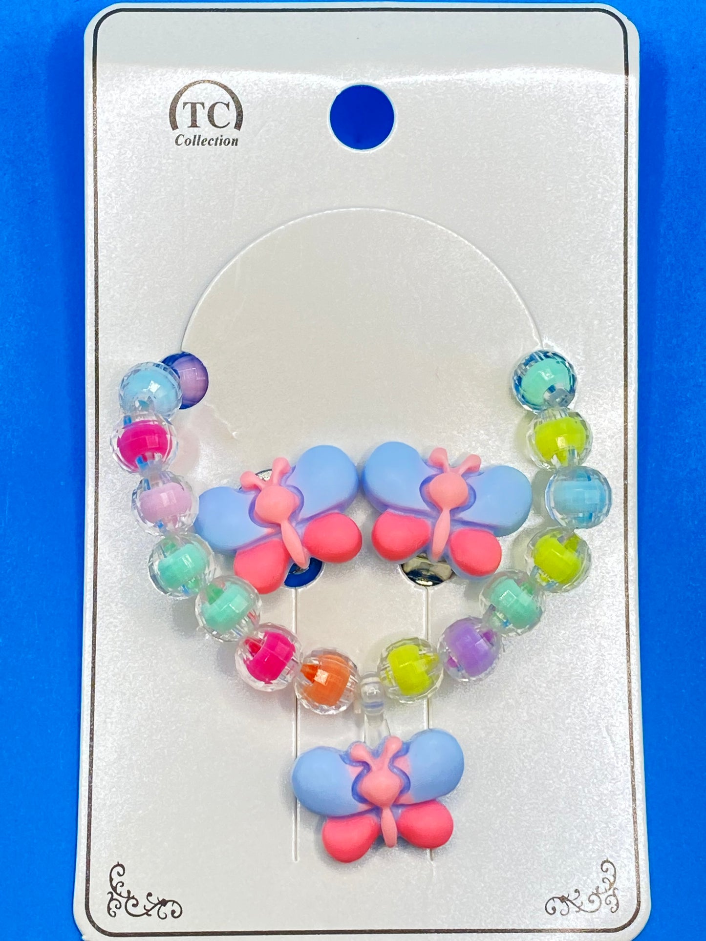 Cute & Colorful Butterfly Bracelets with Hair Pins