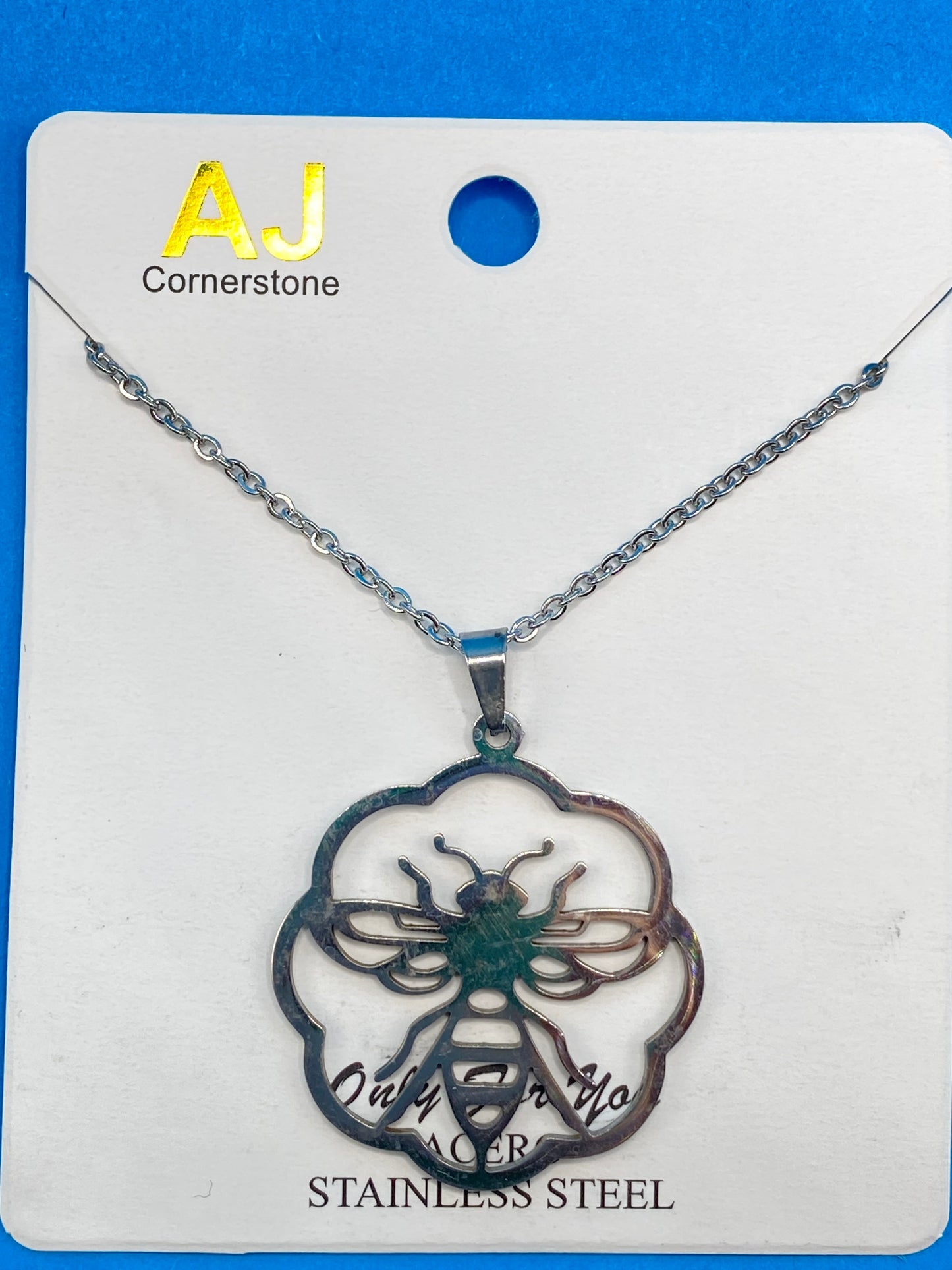 Bee Shaped Stainless-Steel Necklace