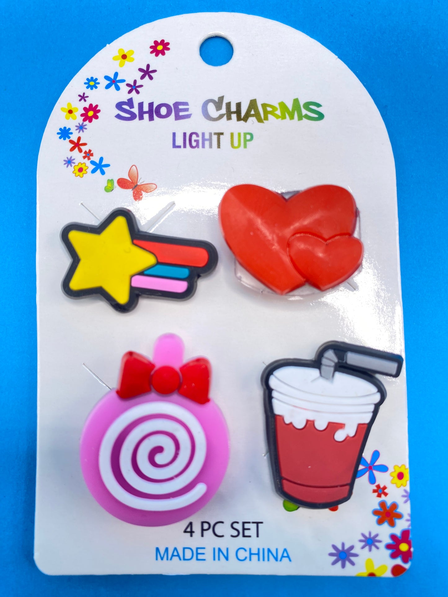 Set of Light Up Croc Charms