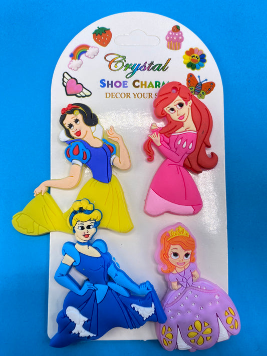 Set of Disney Princesses Croc Charms