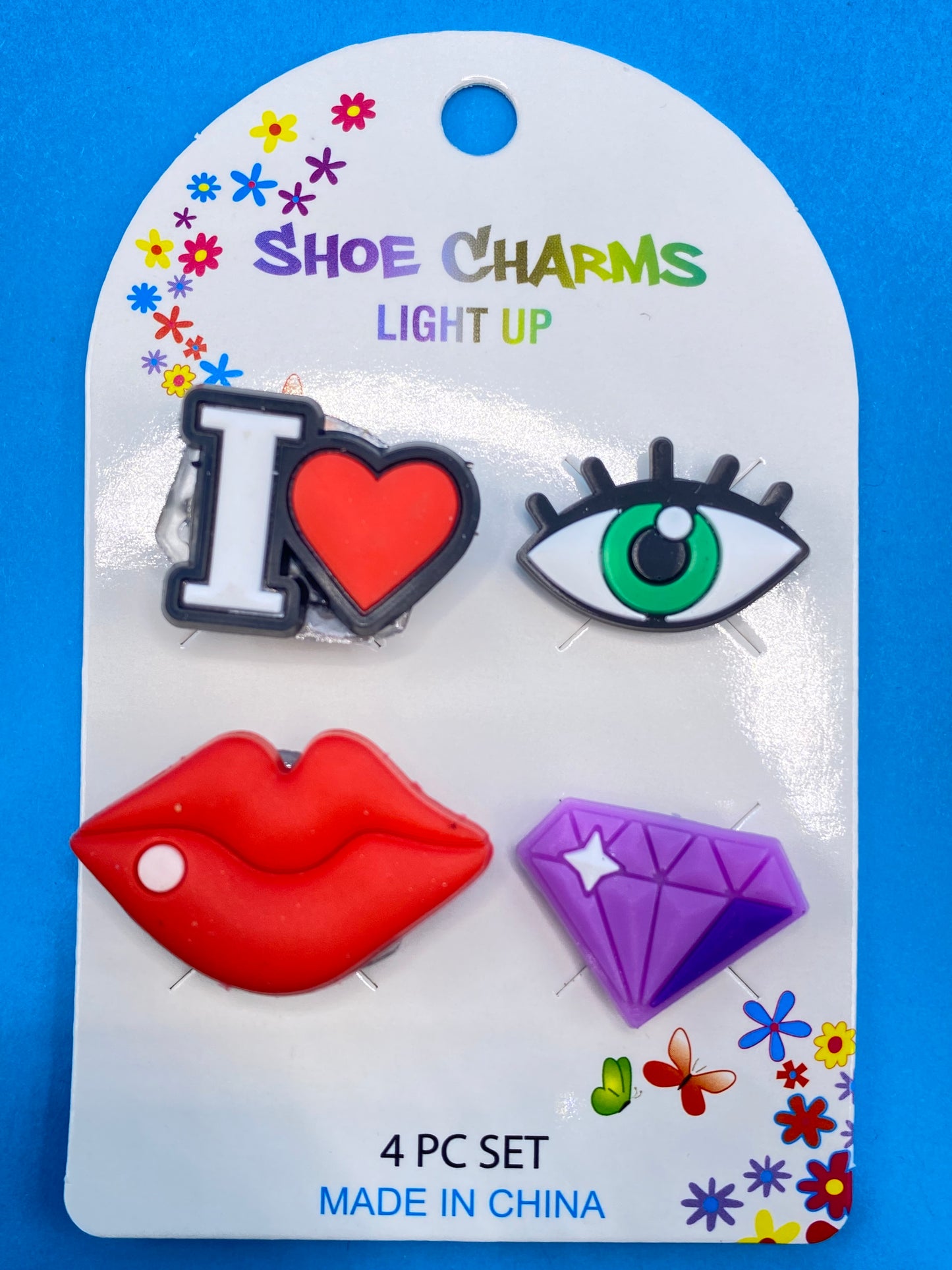 Set of Light Up Croc Charms