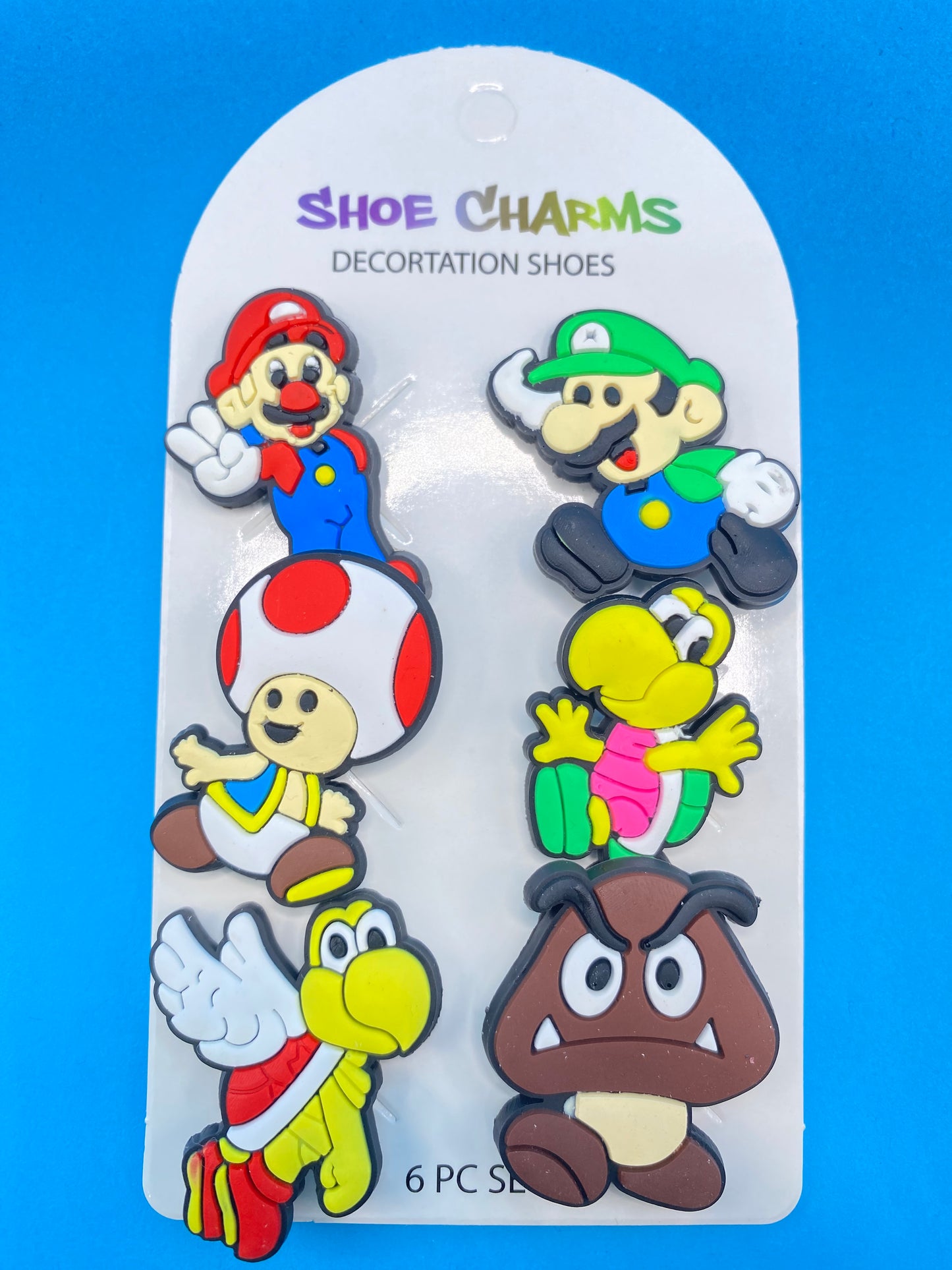 Super Mario Bros Croc Charms